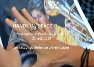 BANNER hands on peace