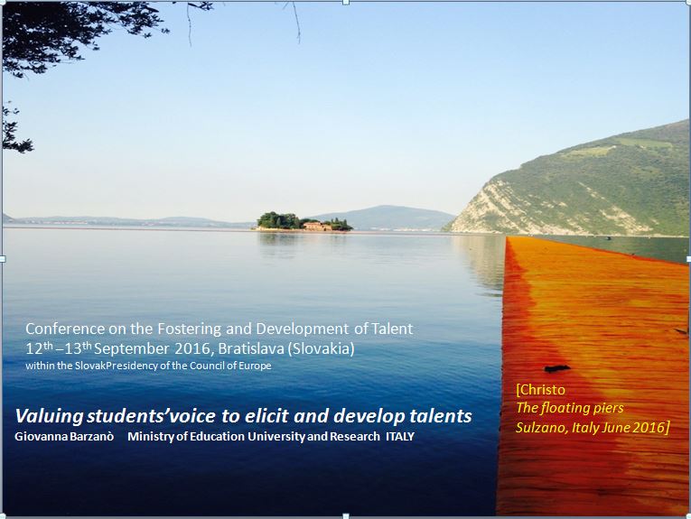 La Pedagogia del Dialogo promuove e sviluppa talenti