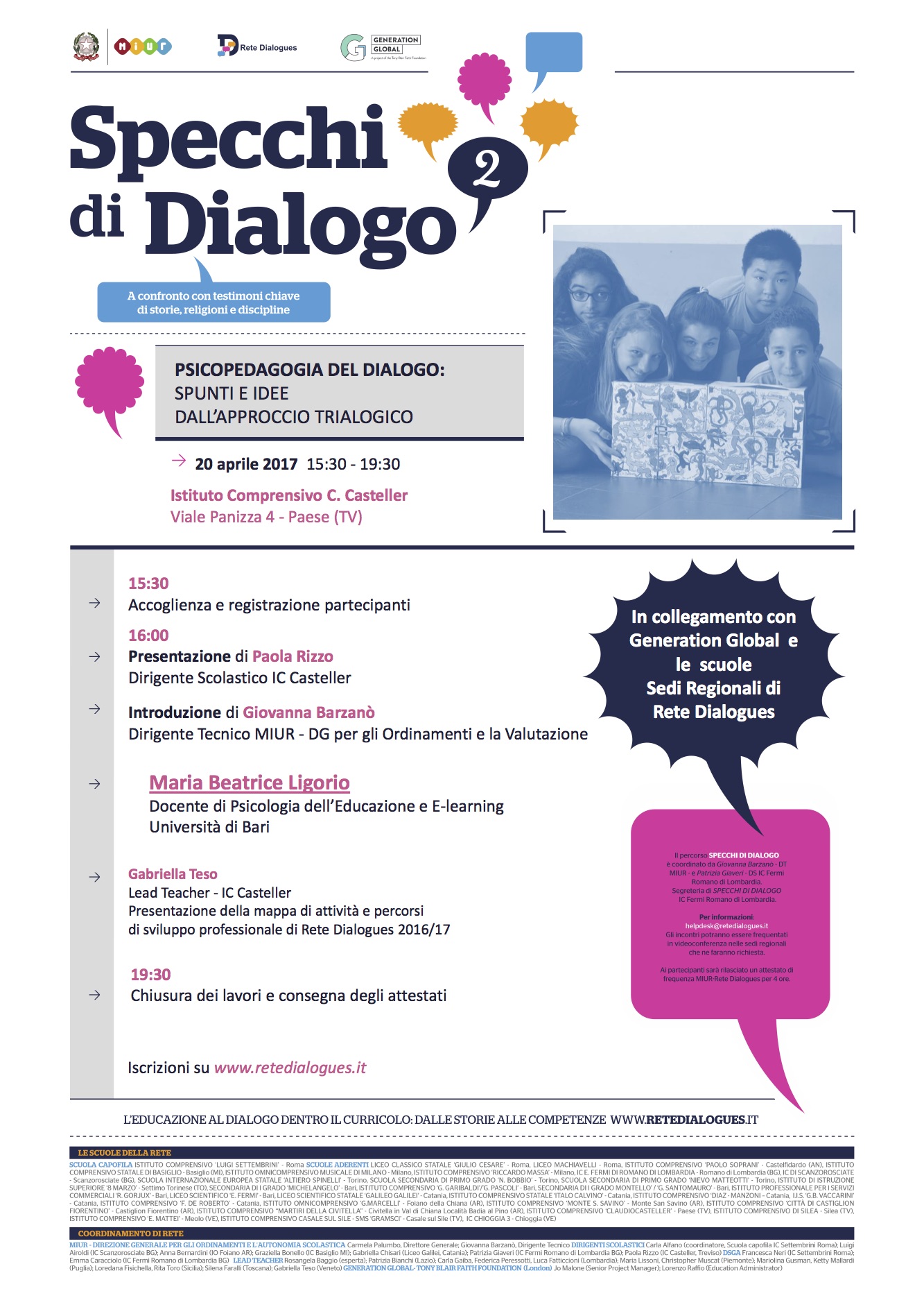 Seminario “Psicopedagogia del dialogo: spunti e idee dall’approccio trialogico”