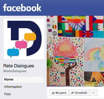 Pagina Facebook di Rete Dialogues