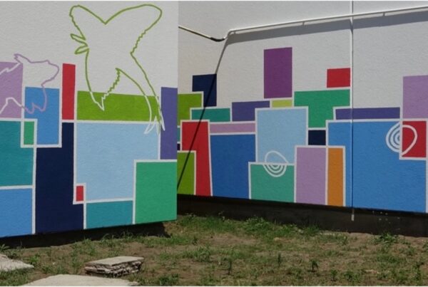 Wall painting “Quando i muri abbracciano il mare”